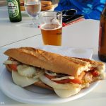 Bocata y cervezas para recuperar