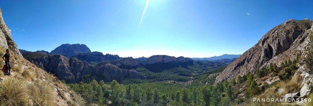 Panorámica del barranc de l´Arc