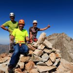Óscar, Javi y yo en la cumbre de los Tres Consejeros
