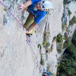 Óscar y yo en el tercer largo de Patricia Rítmica