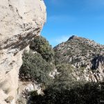 Cumbre del Puig Campana desde la bajada del Portell