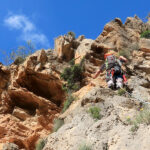 Escalada en La Aparecida. Vía A cien metros de la pandemia (210 m, V+)