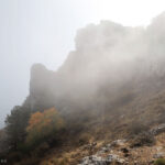 Niebla en las proximidades de Piedra Dionisia