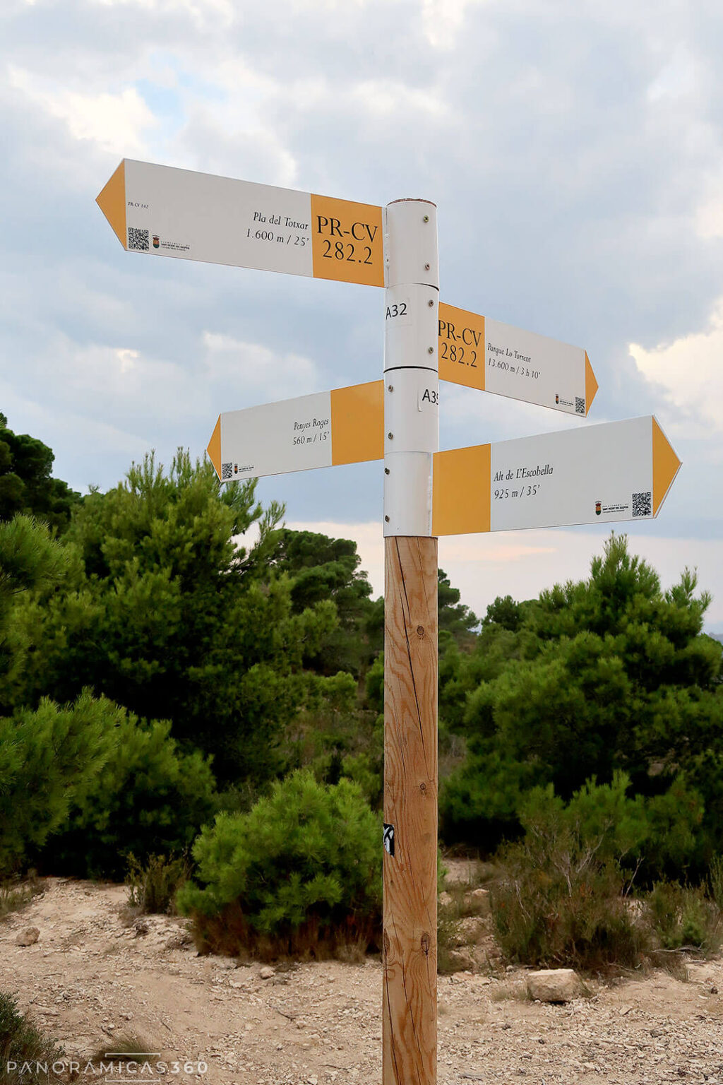 Poste del PR-CV 282