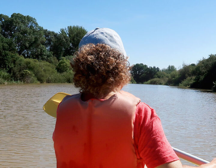 Remando en el río Duero