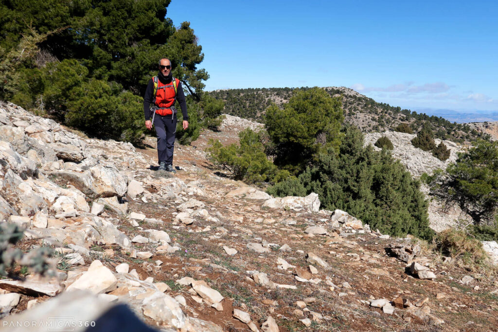 Caminando en las proximidades del Collado Blanco
