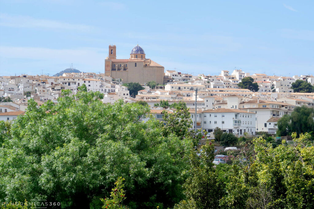 Altea vista desde el camino del Mandem