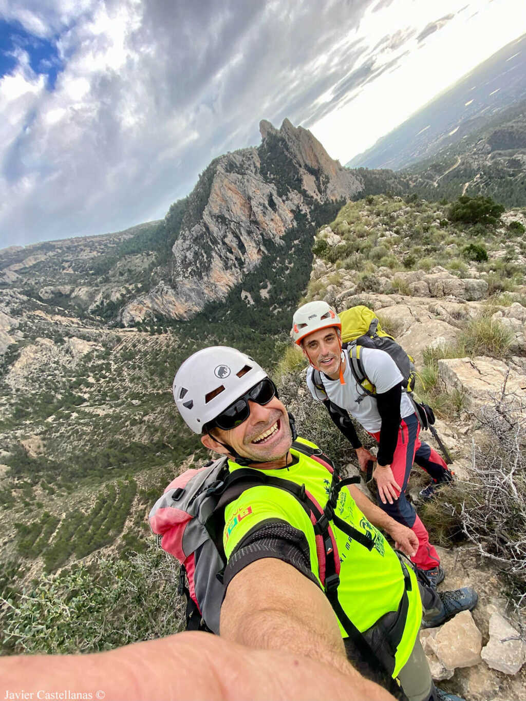 Fin de la cresta del Esquenall de l'Ase y de la actividad
