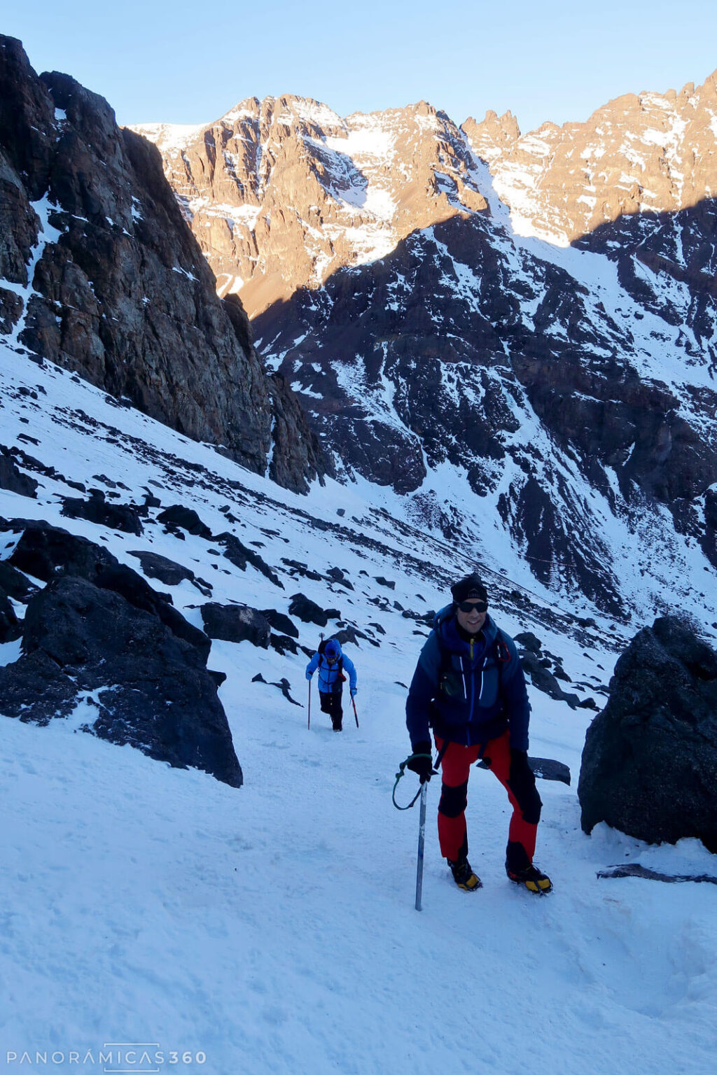 Primeras palas de ascenso al Toubkal