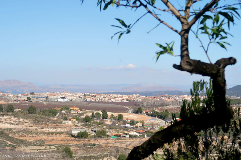 Bullas visto desde el Cerro de Castellar