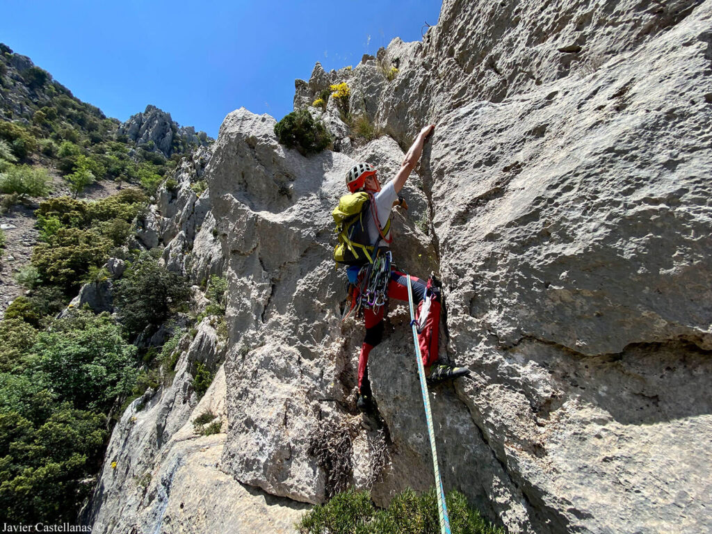 Inicio del sexto largo