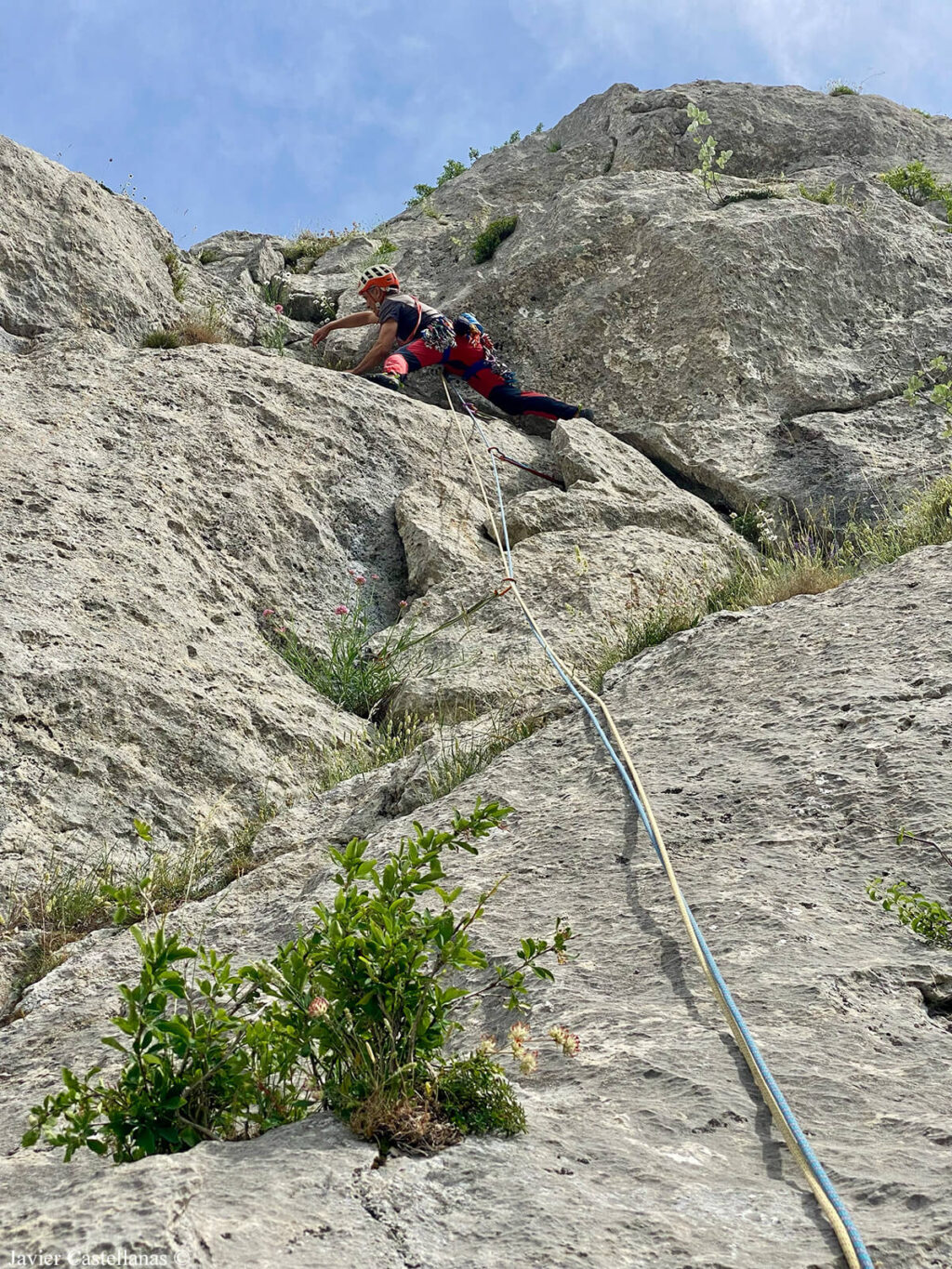 Escalando el quinto largo