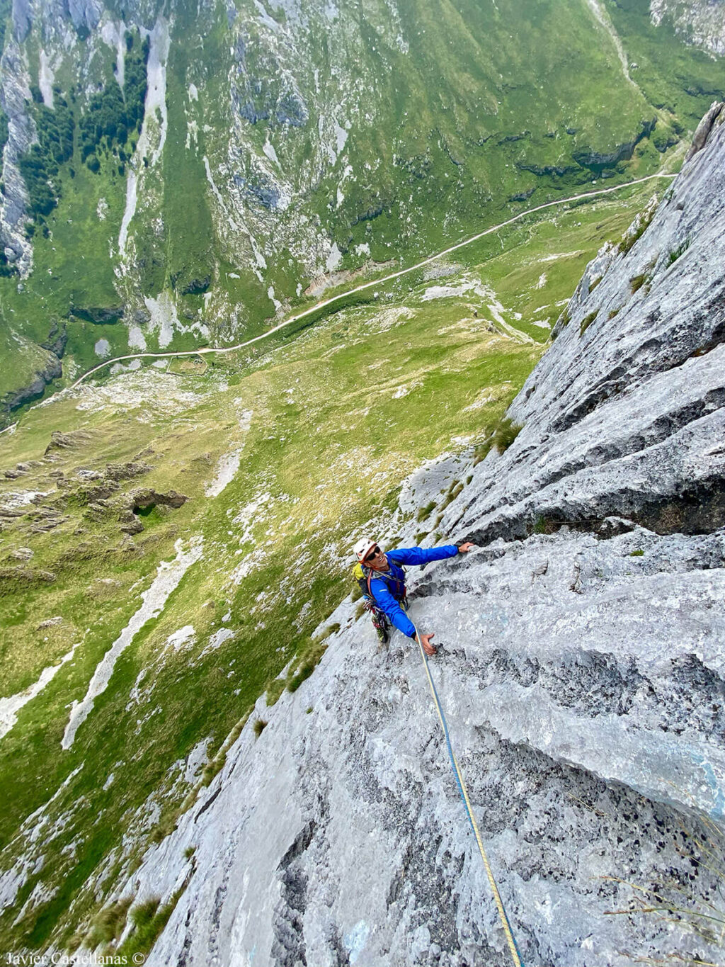 Escalando los canalizos del quinto largo