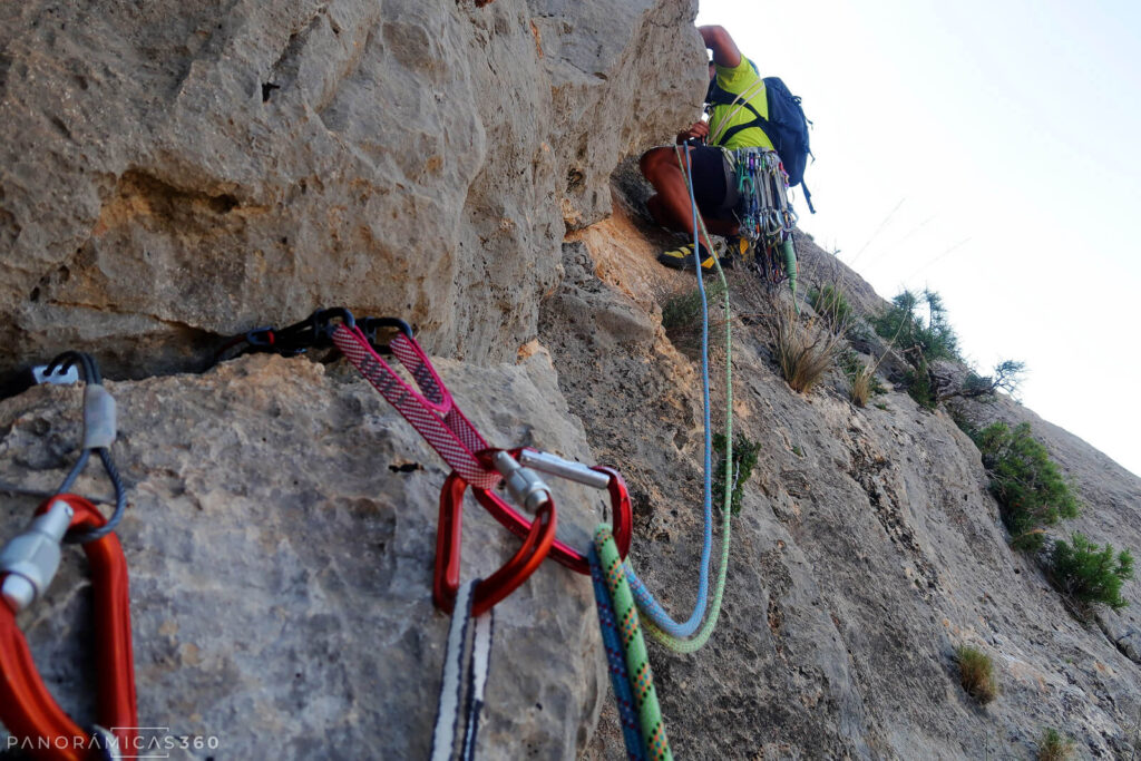 Salida del tercer largo