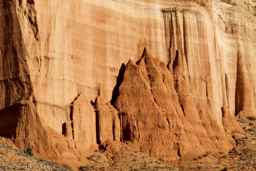 Detalle de una Muela en el barranco de Barrachina